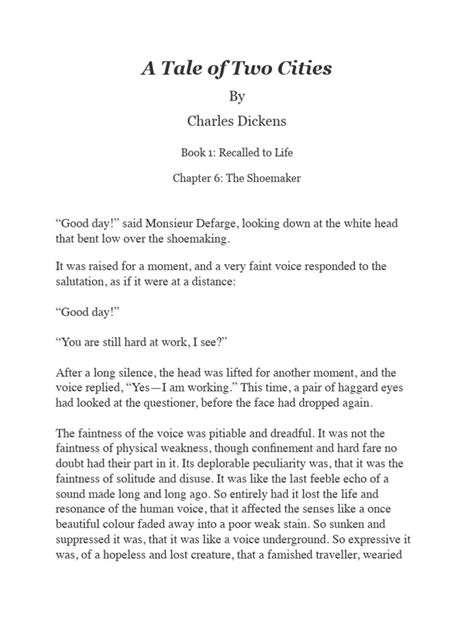 first page of a tale of two cities|A Tale of Two Cities Book the First: Recalled to Life Chapters 1–4 .
